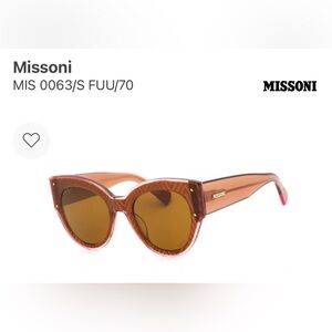 Missoni Brown Cat-Eye Sunglasses ms0063